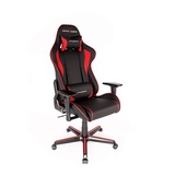 DXRacer Gaming Stuhl DXRacer (Chefsessel in schwarz und rot), Wippfunktion, Armlehnen 3D verstellbar