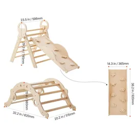 Vevor Kletterdreieck 9-in-1 Holzautos