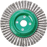 Lessmann Rundbürste D.125mm Bohr.Drahtstärke 0,5mm VA 6mm 15000min-1 LESSMANN