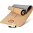 Wellax Yogamatte Kork 100% natürliche Yogamatte rutschfest [185x66x0,6 cm] Besonders dick & schadstofffrei - Sportmatte inkl. praktischem Tragegurt