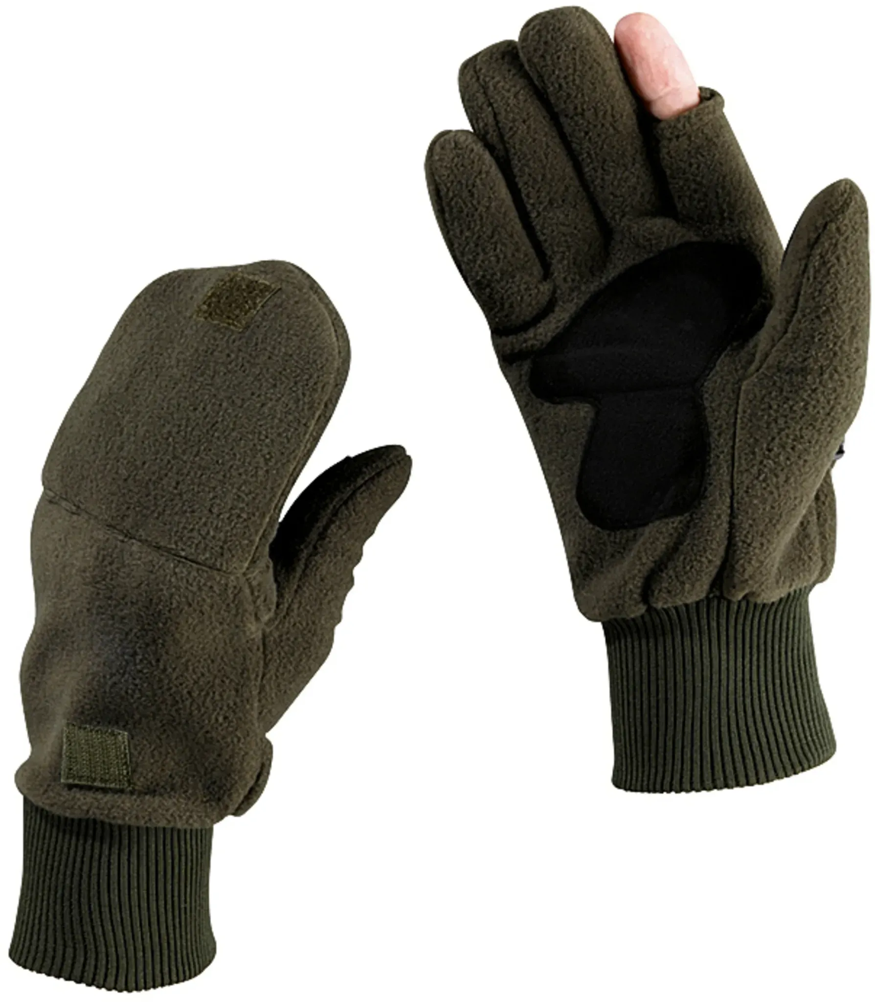 Skogen Fleece-Handschuhe, oliv, M