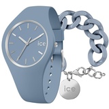 Ice Glam Brushed - Artic Blue - Medium - 3H + Jewellery - Chain Bracelet - Artic Blue - Silver