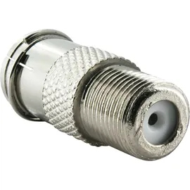 Schwaiger F-Quick Adapter 1x F-Stecker/1x F-Buchse Silber