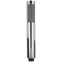 tecuro - design - Stabhandbrause M-028 mit Brauseregen und Antikalkdüsen, Messing verchromt