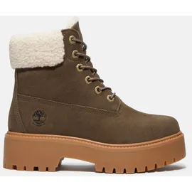 Timberland Stone Street Lined Boot Damen, Boots braun Größe 39,5 Schuhe,