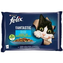 FELIX Fantastic Countryside Flavours in Lachs- und Forellengelee 4x85g