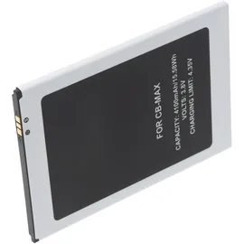 AccuCell Li-Polymer-Akku 4100mAh 3.8V für Cubot Max, Umax Smartphone, Cubot Umax