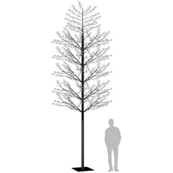 vidaXL Weihnachtsbaum 2000 LEDs Blaues Licht Kirschblüten 500 cm