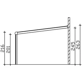 SKANHOLZ Monza 541 x 357 cm anthrazit
