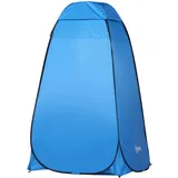 Outsunny Pop up Toilettenzelt Mobiles Camping Duschzelt mit Innentasche 120 x 120 x 190 cm