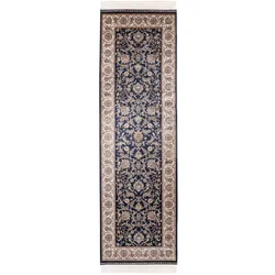 Läufer my Babylon of Obsession Blau/Creme/Braun ca. 80x250cm
