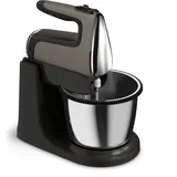 Tefal HT654E38 Powermix Silence Hand Mixer with Pivoting Bowl 2.5 L 600 W Black