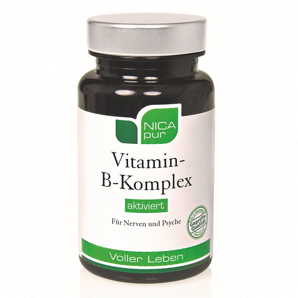 NICApur® Vitamin-B-Komplex aktiviert Kapseln 60 St 60 St Kapseln