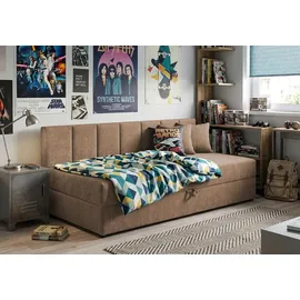 s-style möbel Lenny Tagesbett 90 x 200 cm braun