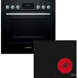 Bosch Einbau-Herd-Set, HEF113BA0 + NKE611GA2E, Einbau-Herd, Elektro-Kochfeld HNDBB200