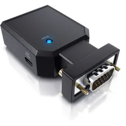 CSL 1080p VGA zu HDMI Video-/Audio Konverter, VGA & 3,5mm-Klinke zu HDMI Typ A