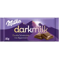 MILKA Darkmilk Alpenmilch Schokoladentafel 85 g