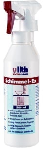 Ulithclean Schimmel-Ex, Zur Beseitigung von Schimmel, Stockflecken, Pilzansätzen, Moos und Algen, 500 ml - Sprühflasche