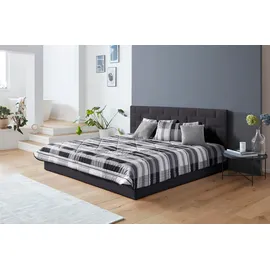 Westfalia Schlafkomfort Polsterbett 200 x 200 cm Schwarz