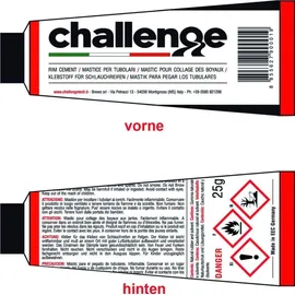 Challenge Schlauchreifenkleber Professional 25 g - Tube für Alu- und Carbonfelgen