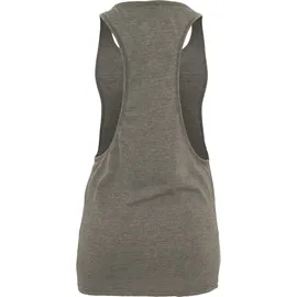 URBAN CLASSICS Ladies Loose Burnout Tank - Grau
