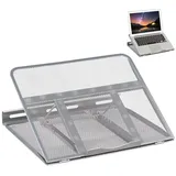 Relaxdays Laptop-Ständer klappbar - Silber