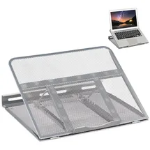 Relaxdays Laptop-Ständer klappbar - Silber
