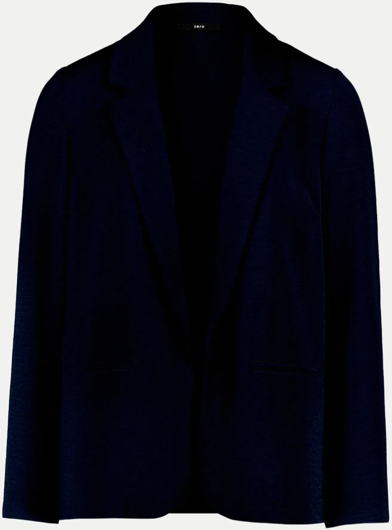 Longblazer mit Paspeltaschen Schwarz 40