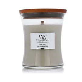 Woodwick Fireside Duftkerze 275 g braun
