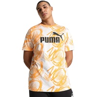 Puma Unisex Power AOP Tee T-Stück, Clementine, M EU