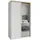 masseno Schwebetürenschrank TAVI 120 x 205 x 60 cm Weiß