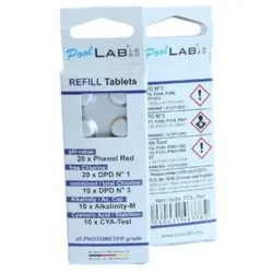 Nachfüllpack für elektronischen Pooltester PoolLab 1.0 & PoolLab 2.0
