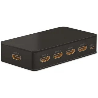 goobay HDMI-Umschaltbox 4 auf 1 (4K @ 60 Hz)