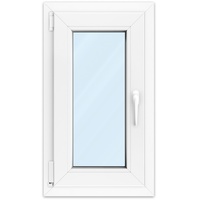 Fenster 40x70 cm, Kunststoff Profil aluplast IDEAL® 4000, Weiß, 400x700 mm, einteilig festverglast, 2-fach Verglasung, individuell konfigurieren