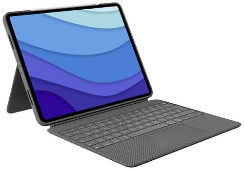 Logitech Combo Touch Tablet-Tastatur mit Hülle Passend für Marke (Tablet): Apple iPad Pro 12.9 (5.