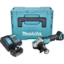 Makita DGA 520 SF1JX1 Akku Winkelschleifer 18 V 125 mm X-LOCK Brushless + 1x Akku 3,0 Ah + Ladegerät + Makpac