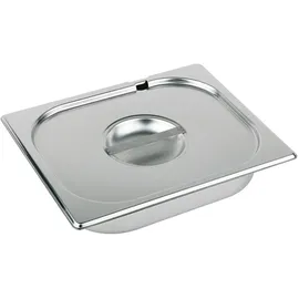 APS GN 1/2 mit Löffelaussparung rostfreier Edelstahl, Abmessungen 265 x 325 mm/Höhe 35 mm