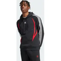 Adidas Archive Hoodie Black / Better Scarlet M