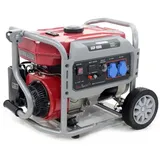 GeoTech Pro GGP 4000 - Benzin-Stromerzeuger mit Rädern und AVR-Regelung 3.6 kW - Dauerleistung 3.2 kW - 230V