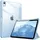 Fintie Hybrid Hülle für iPad (A16) 11 Generation 11 Zoll 2025, iPad 10 Generation 10,9 Zoll 2022 Himmelblau