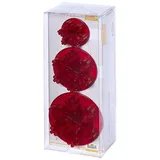 RBV Birkmann Birkmann, Ausstechformen-Set Schneeflocke, 3-tlg., 3–5,5 cm, Kunststoff mit Auswerfer, 160460