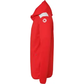 Kempa Emotion 27 Kapuzenjacke rot/weiß 140