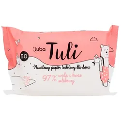 LUBA Tuli befeuchtetes Baby-Toilettenpapier mit Wasser und Milchsäure 50 St.