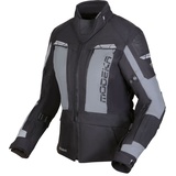 Modeka Hydron, Textiljacke wasserdicht Damen - Schwarz/Grau - 38