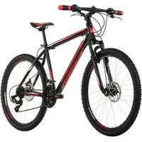 KS-Cycling KS Cycling Mountainbike Hardtail 26 Zoll Sharp schwarz-rot