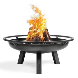 TRIZERATOP Feuerschale Feuerschale "PORTO" 80 cm Feuerstelle, Feuerkorb, (Feuerschale "PORTO" 80 cm, Feuerschale "PORTO" 80 cm) schwarz