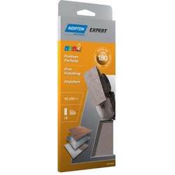Norton Expert Schleifpapier 93x230mm K180 8er VE Ungelocht zum Einspannen