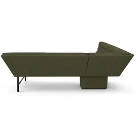 OTTO home Eckbank OTTO HOME "Oregon Küchenbank, Polsterbank, Esszimmerbank, 177x140 cm", grün, B:177cm H:90cm T:140cm, Massivholz, Metall, Polyester, Sitzbänke, Eckbank, Moderne Bank und Farben, Sitzplatzanzahl: 4/5, Frei in Raum stellbar