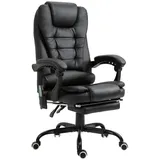 Vinsetto Massagesessel Kunststoff Schwarz