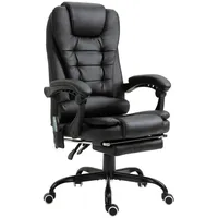 Vinsetto Massagesessel Kunststoff Schwarz